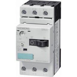 Disjoncteur Siemens 3RV1011-0FA10 3 NO (T) Plage de réglage (courant): 0.35 - 0.5 A Tension de contact (max.): 690 V/AC (l x H x P) 45 x 90 x 81 mm 1 pc(s)