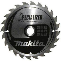 Makita SPECIALIZED B-32904 Lame de scie circulaire au carbure 165 x 20 x 1 mm Nombre de dents: 24 1 pc(s)