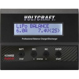 VOLTCRAFT V-Charge 60 DC Chargeur multifonction de modélisme 12 V 6 A Li-polymère, Li-ion, LiFePO, LiHV, NiCd, NiMH, plomb