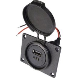 ProCar Power USB C/A double prise Charge de courant max=3.6 A 12 V, 24 V