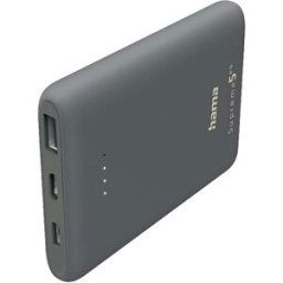 Hama Supreme 5HD Powerbank (batterie supplémentaire) 5000 mAh LiPo USB-A, USB-C® gris foncé