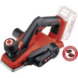 Rabot sans fil Einhell TE-PL 18/82 Li - Solo + accessoires, sans batterie, sans chargeur Largeur rabot: 82 mm 18 V Épaisseur de feuillure (max.): 8 mm