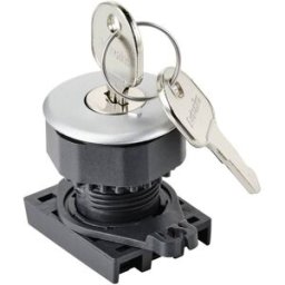 TRU COMPONENTS TC-10343996 S3KF-2FS Elément frontal pour commutateur à clé clé argent 1 x 90 ° 1 pc(s)