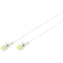 Digitus DK-1624-A-100S RJ45 Câble réseau, câble patch CAT 6a U/FTP 10.00 m gris blindé, sans halogène, blindage double 1 pc(s)