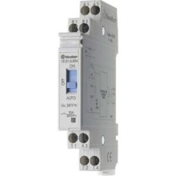 Relais industriel Finder 19.21.0.024.0000 Tension nominale: 24 V/DC, 24 V/AC Courant de commutation (max.): 10 A 1 inverseur (RT) 1 pc(s)