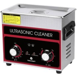 TOOLCRAFT USC-320 Nettoyeur à ultrasons pour bijoux, pour fournitures de bureau, pour latelier 280 W 3.2 l avec chauffage, avec panier de nettoyage