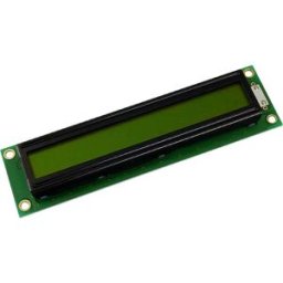 Display Elektronik Écran LCD jaune-vert (l x H x P) 122 x 33 x 11.1 mm