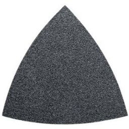 Feuille abrasive Delta avec bande auto-agrippante, non perforé Fein 63717088012 Grain 180 Cote dencoignure 80 mm 50 pc(s)