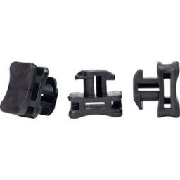 HellermannTyton ACFM5W8PT4,5 Embase pour attache-câbles profilé 151-03245 résistant aux chocs noir 25 pc(s)