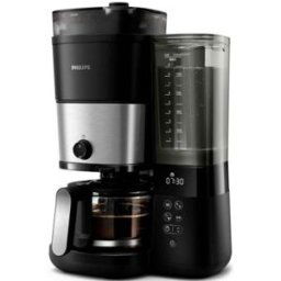 Philips Home HD7900/01 Cafetière noir, argent Nombre de tasse=10 avec broyeur, minuteur, fonction de conservation de la chaleur