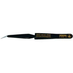 Bernstein Tools for Electronics 5-058-13 Pince brucelle CMS 31b SA pointue, courbée 120 mm