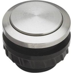 Bouton de sonnette simple Grothe 62060 acier inoxydable 12 V/1,5 A