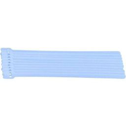 Collier de serrage auto-agrippant TRU COMPONENTS 801-010-Bag 1586368 pour grouper partie velours et partie agrippante blanc 10 pc(s)