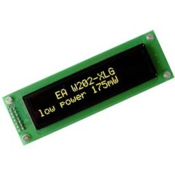 DISPLAY VISIONS Écran OLED jaune-vert 5.55 mm 3.3 V, 5 V Nombre de chiffres: 2 EAW202-XLG