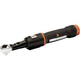 Bahco 74WR-15 Clé dynamométrique avec cliquet, avec carré mâle traversant, bloquant, pour embouts interchangeables 3 - 15 Nm