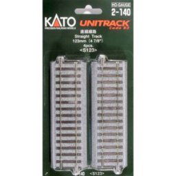 (H0) Kato Unitrack 2-140 Rail droit 123 mm 4 pc(s)