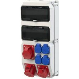 Répartiteur de courant CEE PCE 9025231 Distributeur en plastique Strobl BV 32 A. IP54