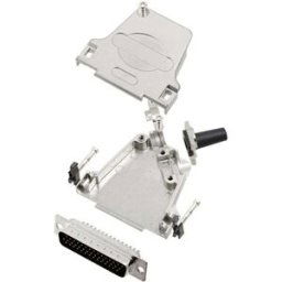TRU COMPONENTS TCD45ZF25HDP44K 7709284 Kit embase SUB-D mâle 45 ° Nombre de pôles: 44 fût à souder 1 pc(s)