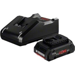 Batterie pour outil et chargeur Bosch Professional ProCORE18V 4.0Ah + GAL 18V-40 Professional 1600A01U7U 4 Ah Li-Ion