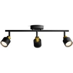 Philips Niall 8720169300118 Spot de plafond GU10 noir, or