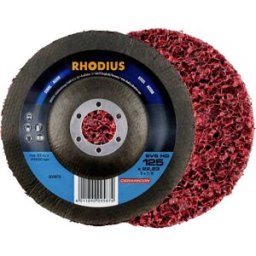 Rhodius 211317 Feutre de nettoyage HD Rhodius SVS 125 x 22,23 mm, acier coudé Diamètre 125 mm 3 pc(s)