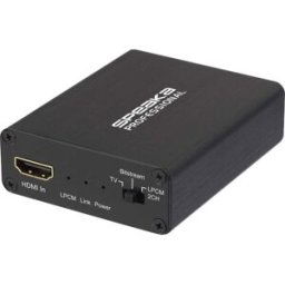 SpeaKa Professional audio Extracteur SP-AE-H/TC-04v2 [HDMI - HDMI, Toslink, Jack, Cinch-RCA] 3840 x 2160 Pixel