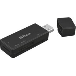 Trust Nanga USB 3.1 Lecteur de carte mémoire externe USB 2.0 noir
