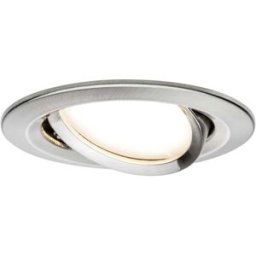 Luminaire à LED encastrable LED intégrée Paulmann Coin Slim 93877 N/A 6 W fer (brossé)