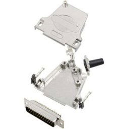 TRU COMPONENTS TCD45ZF25DBPK 7709660 Kit embase SUB-D mâle 45 ° Nombre de pôles: 25 fût à souder 1 pc(s)