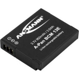 Ansmann A-Pan DMW-BCM 13E Batterie pour appareil photo Remplace laccu dorigine DMW-BCM13E 3.7 V 950 mAh