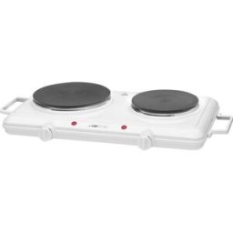 Double plaque de cuisson Clatronic DKP 3583 2500 W blanc
