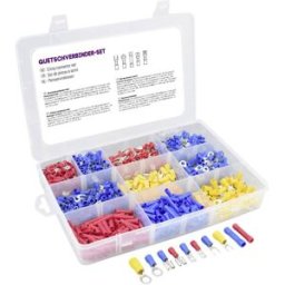 TRU COMPONENTS 731306 Assortiment de cosses à sertir 0.50 mm² 2.50 mm² bleu, jaune, rouge 1000 pc(s)