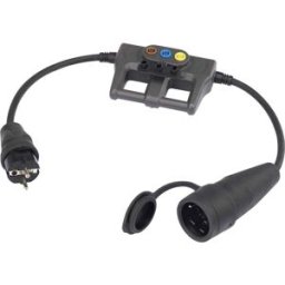 Adaptateur de mesure VOLTCRAFT DLA-1L 16 contact de protection 16 A - contact de protection 16 A