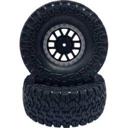 Reely 1:10 Crawler Roues complètes offroad 6 doubles rayons gris foncé 2 pc(s)