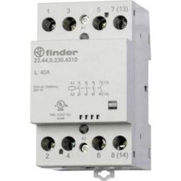 Finder 22.44.0.230.4310 Contacteur 4 NO (T) 230 V/DC, 230 V/AC 40 A 1 pc(s)