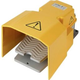 TRU COMPONENTS Interrupteur à pédale 250 V/AC 15 A avec capot de protection 1 contact de fermeture, 1 contact douverture XF-502 1 pcs.