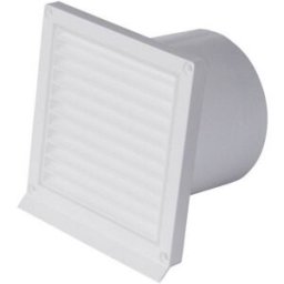 Wallair NW100 RSK Bouche daération avec clapet anti-retour plastique Convient pour Ø de tube: 10 cm