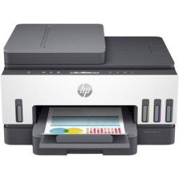 HP Smart Tank 7305 All-in-One Imprimante multifonction jet dencre couleur A4 imprimante, scanner, photocopieur système à réservoir dencre, recto-verso, Wi-Fi,
