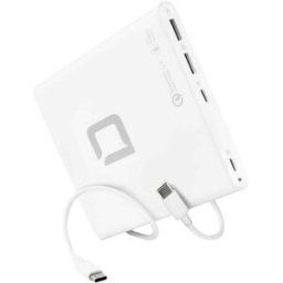 Dicota Laptop Charger Universal PRO Alimentation PC portable 120 W 20 V 5 A avec adaptateur UK, USB Power Delivery (USB-PD)