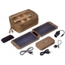Powerbank solaire LiPo Power Traveller Powerbank Solar Extreme Tactical PTL-EXT001 TAC 1000 mA 12000 mAh