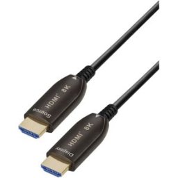 Câble de raccordement Maxtrack HDMI Fiche mâle HDMI-A, Fiche mâle HDMI-A 10.00 m noir C 507-10 ML 8K UHD Câble HDMI