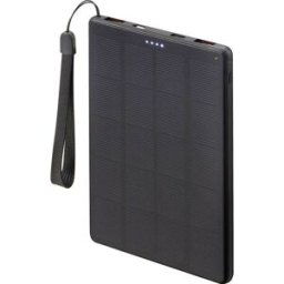 Batterie externe solaire VOLTCRAFT SL-100VC 10000 mAh Power Delivery LiPo noir