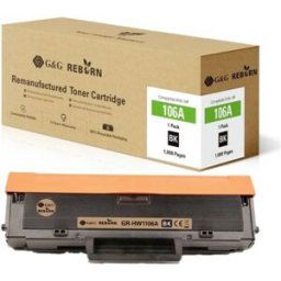 G&G; Toner remplace HP 106A compatible noir 1000 pages Reborn remanufactured 21254