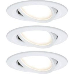 Paulmann 93449 Nova Spot encastrable jeu de 3 LED LED 18 W blanc mat