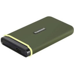 Transcend ESD380C 1 TB Disque dur externe SSD USB-C®, USB-A vert TS1TESD380C