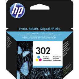HP 302 Encre dorigine cyan, magenta, jaune F6U65AE Encre