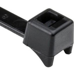HellermannTyton 112-56019 CTT60R-PA66-BK Serre-câble 205 mm 4.70 mm noir stabilisé à la chaleur 100 pc(s)