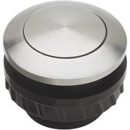 Bouton de sonnette simple Grothe 62000 acier inoxydable 12 V/1,5 A