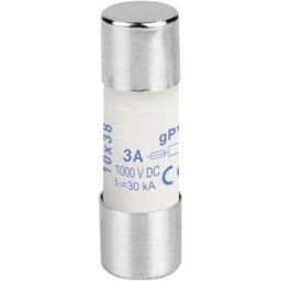 Weidmüller 2783180000 FUSE 10X38 3A 1000 VDC GPV Micro-fusible (Ø x L) 10.3 mm x 38 mm 3 A 1000 V/DC Contenu 10 pc(s)