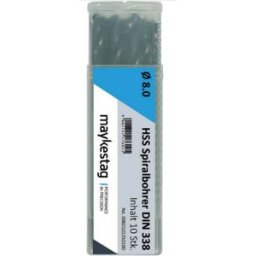 Alpen 0060100250100 HSS Foret hélicoïdal 2.5 mm Longueur totale 57 mm DIN 338 10 pc(s)